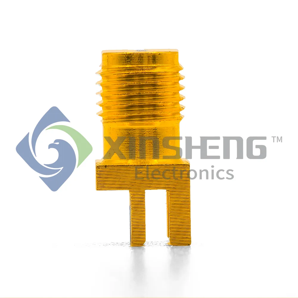 SMA-KHD9 Edge mount straight PCB jack