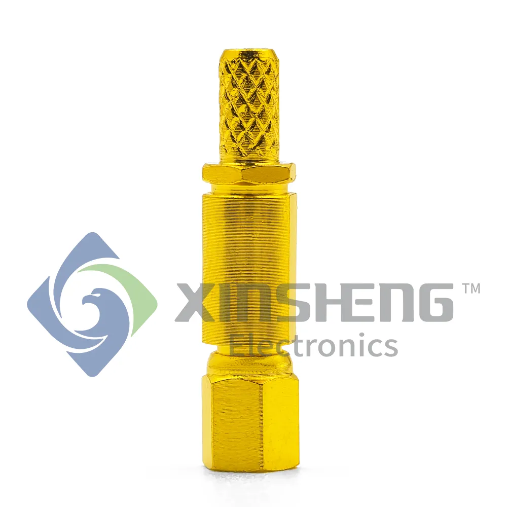 SSMC Female Connector Gold Plated for RD316 & Similar Cables Straight Connector
