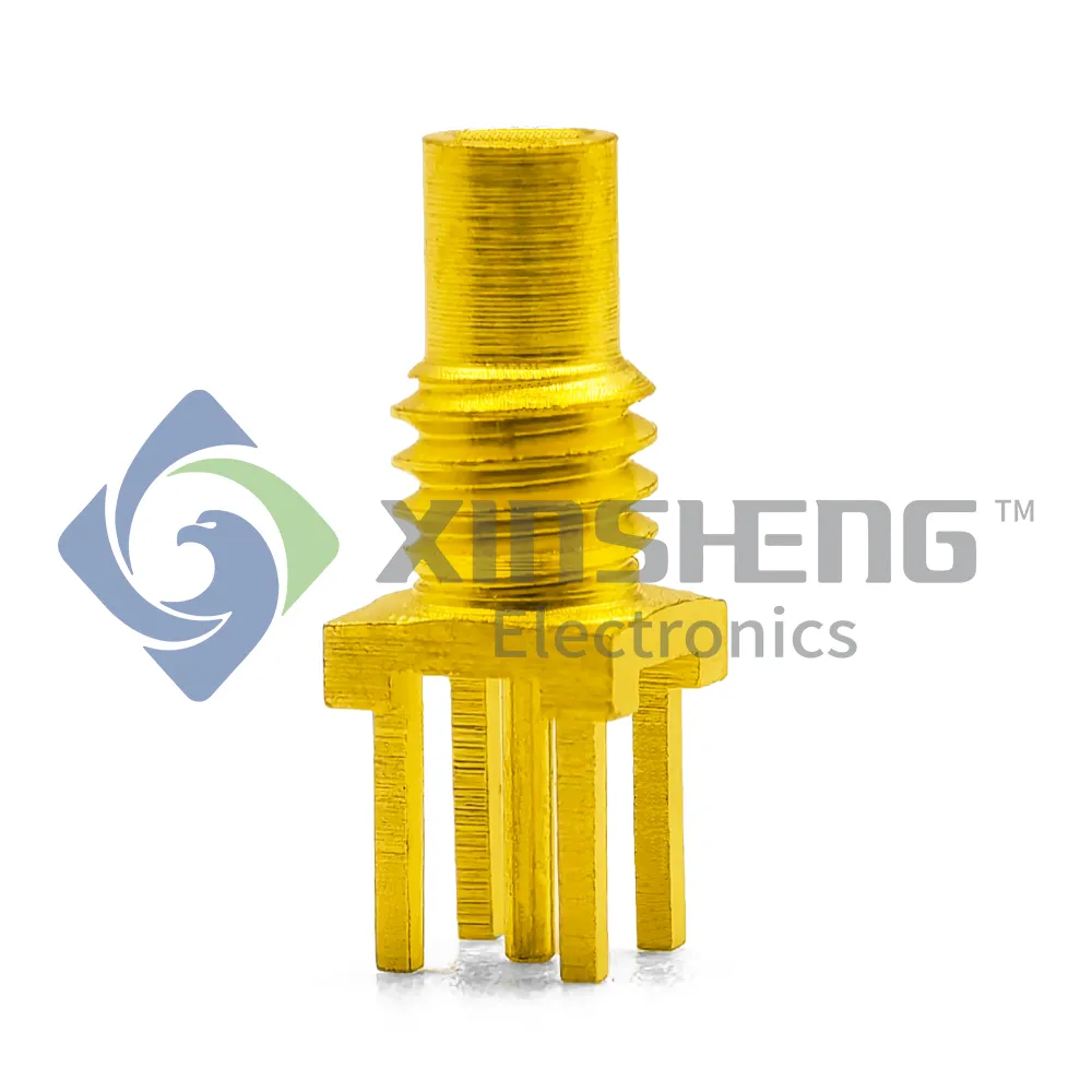 SSMC Female Straight Connector Gold Plated for PCB mount (KE-3.95)