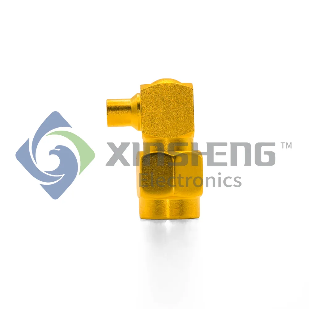 SMA-JW3 Right Angle Crimp Cable Mount For RG316 Plug Male RF Connector