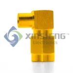 SMA-JWB3 Right Angle Solder Cable Mount For RG-405 Plug Male RF Connector thumbnail 1