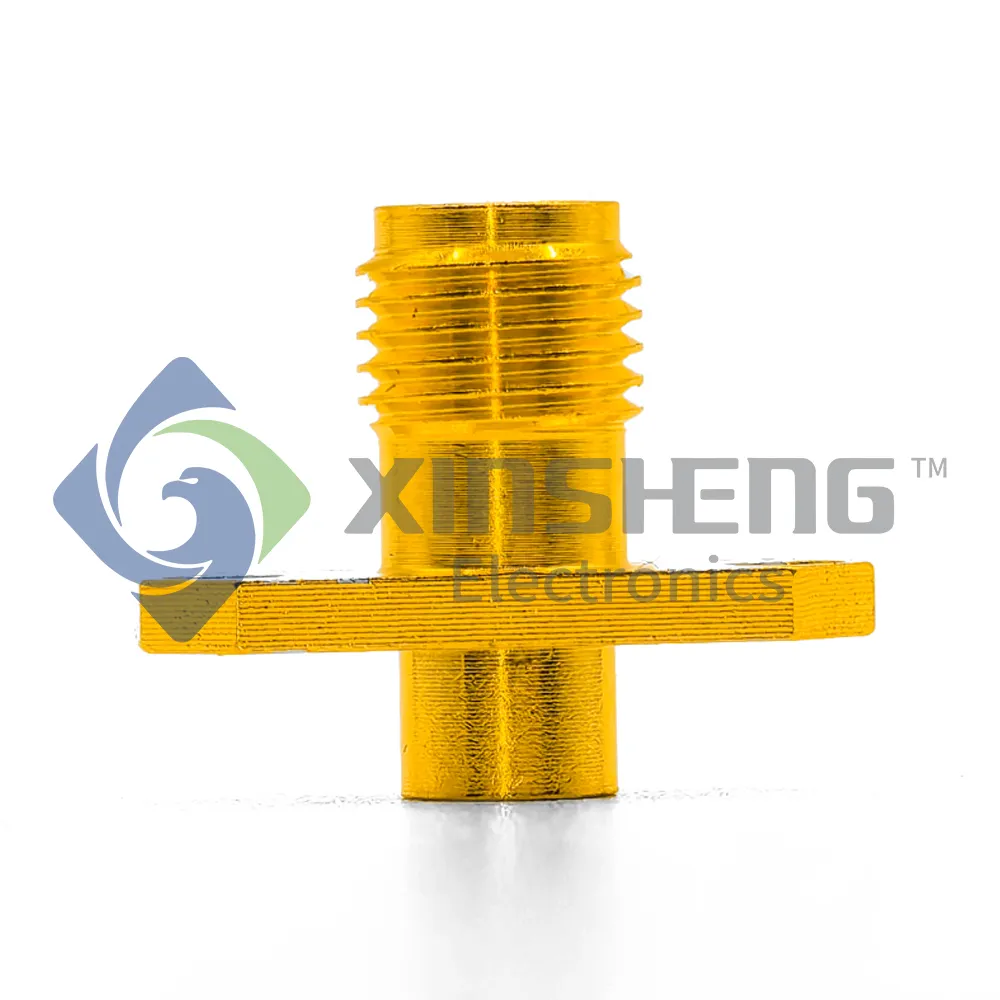 SMA-KFB3 Stright Solder For SM-141 Flange Mount Jack Female RF Connector