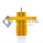 SMA-KFD-2.5-02 Stright Solder Flange Mount 2 Holes Jack Female RF Connector thumbnail 1