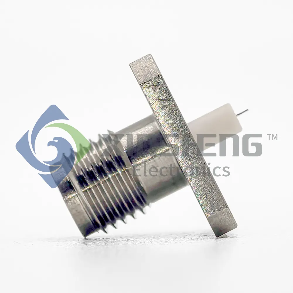 SMA-KFD-4.2-3.2 Stright Solder Flange Mount Jack Female RF Connector