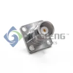 TNC Stright Solder Flange Mount Jack Female RF Connector thumbnail 3