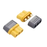 MR three-pin wire connector – male and female thumbnail 2