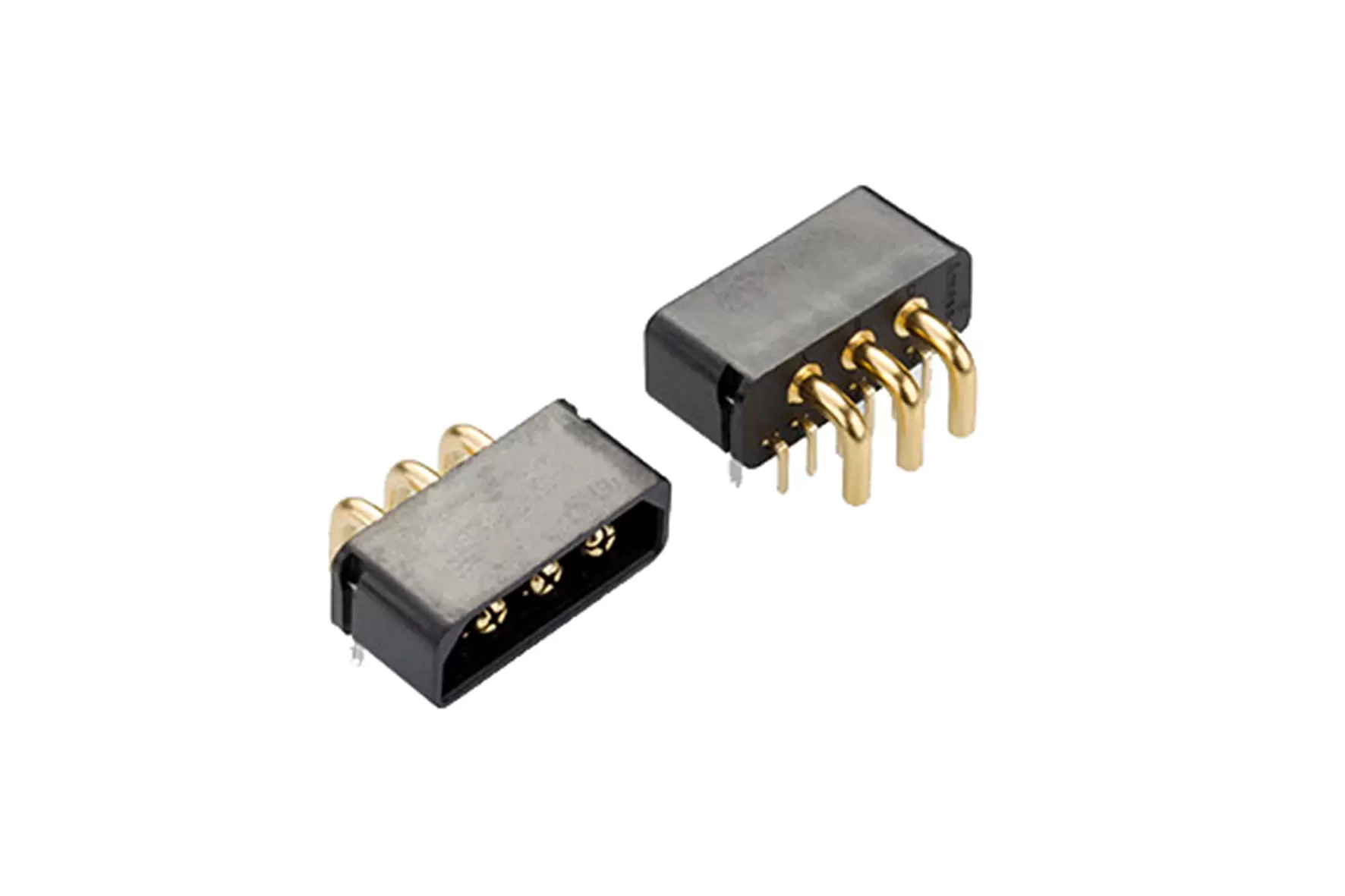 ICM 3+7pin horizontal connector – male