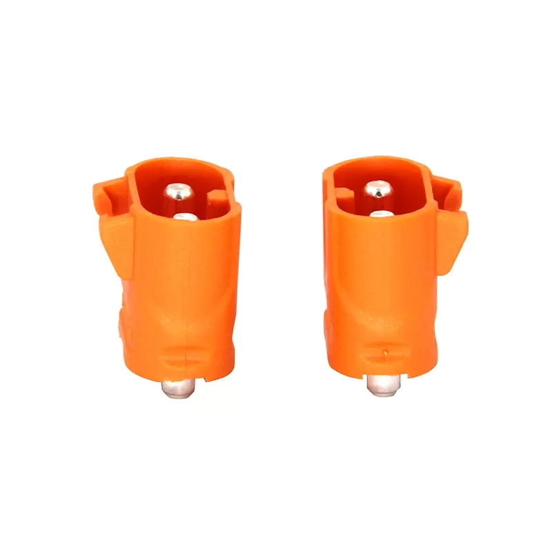 LC dual-pin board vertical connector – male