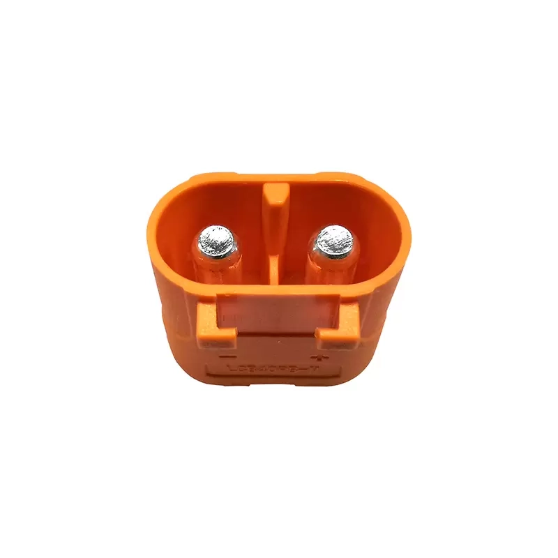 LC dual-pin board vertical connector – male