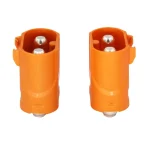 LC dual-pin board vertical connector – male thumbnail 1