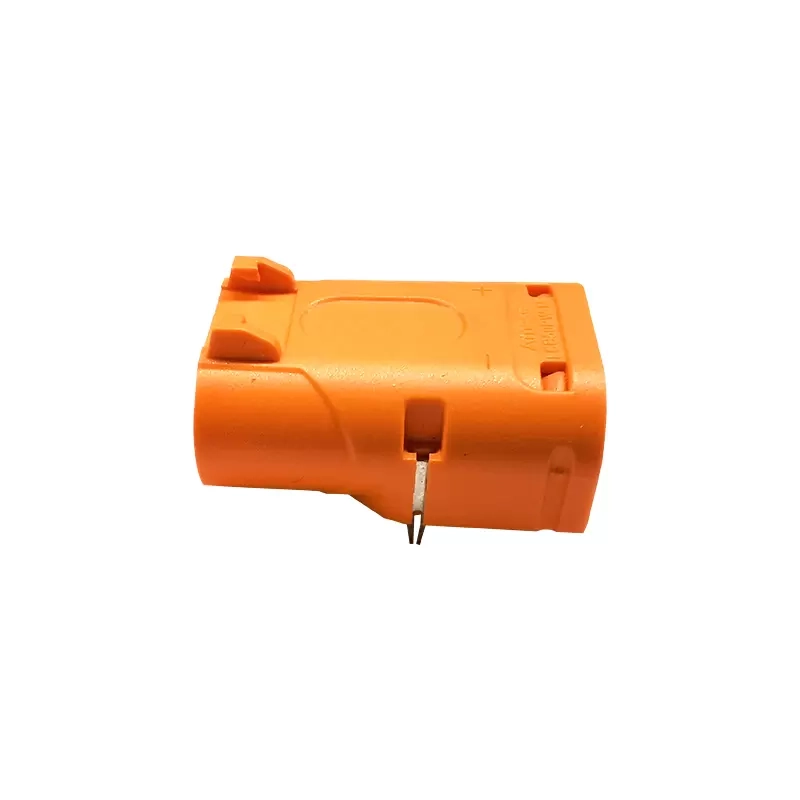 LC dual-pin horizontal connector – male